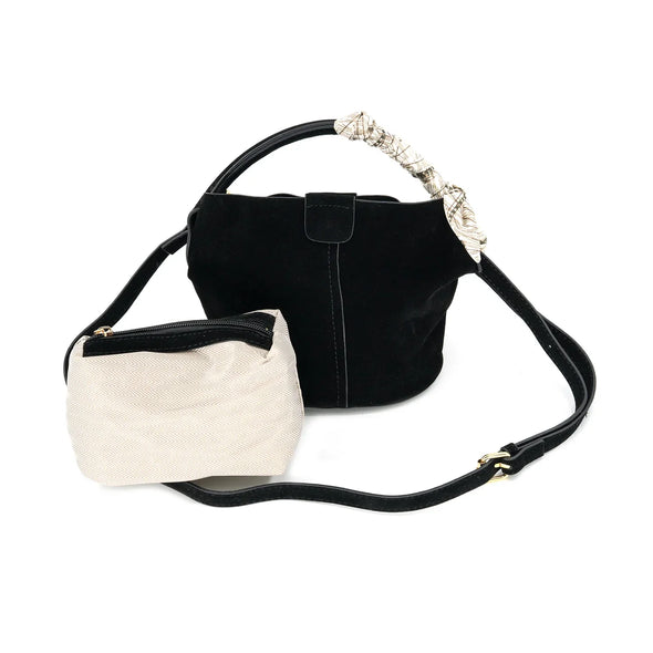 The Taite Suede Scarf Bag-Multiple Colors