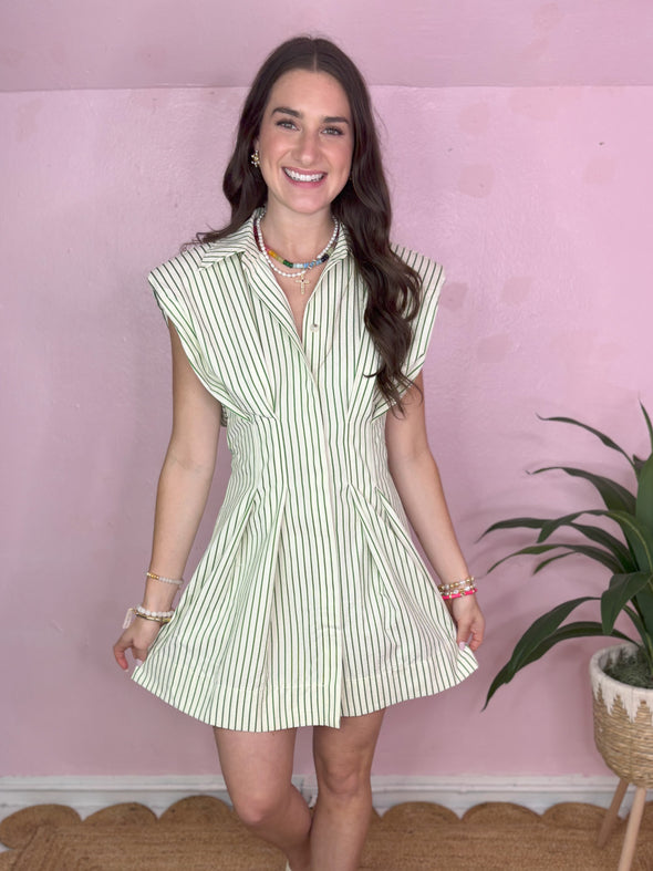 The Teagan Stripe Dress-2 Colors