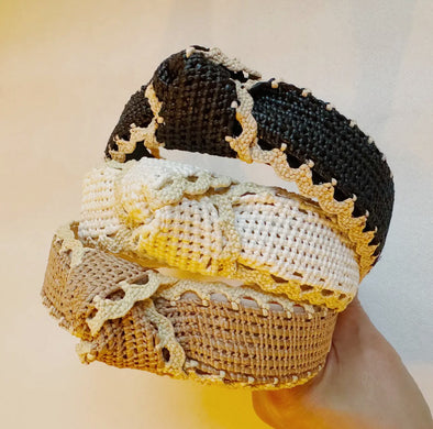 Summer Breeze Crochet Headband-3 Colors