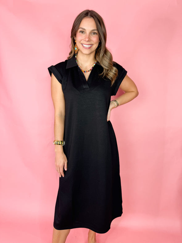 The Heather Midi Dress-2 Colors