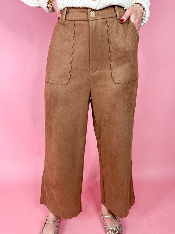 The Anton Suede Pant-Camel