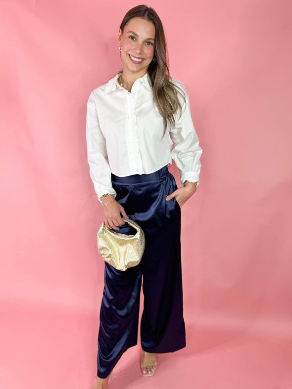 The Cora Pant-Navy