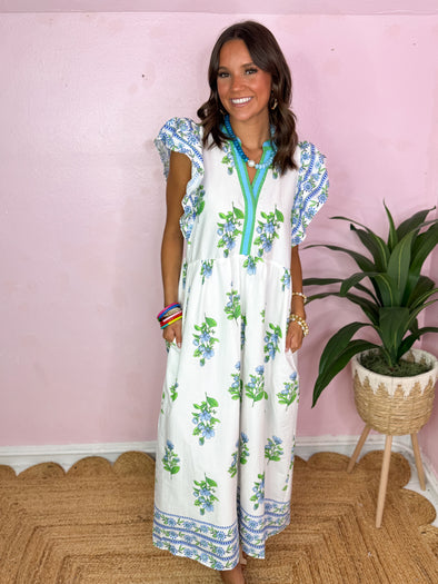 The Henri Floral Midi Dress