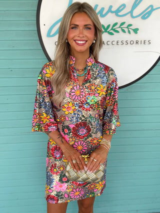 (BuddyLove) The Millie Floral Dress-Multi