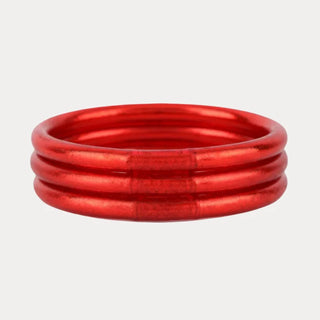 (BuDhaGirl) All Weather Bangles-Crimson
