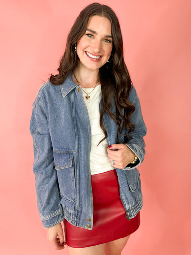 The Nicole Jacket-Denim