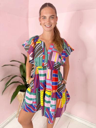 The Belma Colors Dress-Multi
