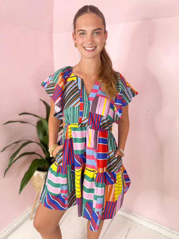 The Belma Colors Dress-Multi