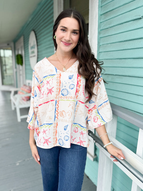 The Gayle Sea Top-Cream