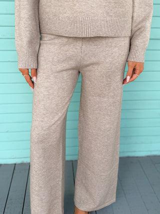 The Bailey Sweater 2 Piece Set-Cream