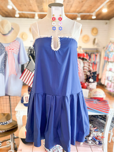 The Addy Dress-Blue
