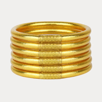 (BuDhaGirl) All Weather Bangles-Gold