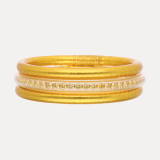 BuDhaGirl Queen Stack Bracelets - Gold