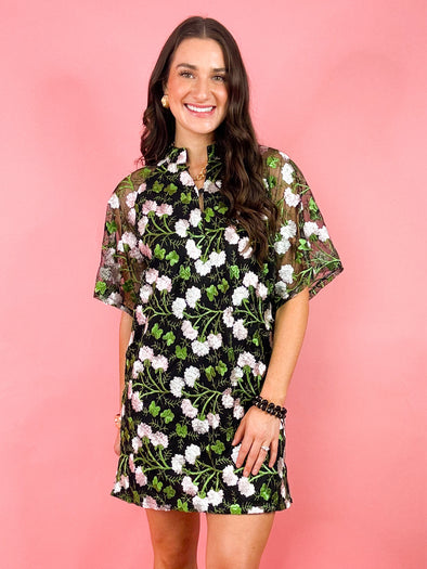 (Buddylove) The Lulu Eyelet Dress-Vine