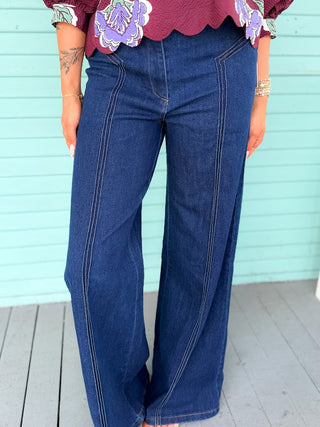 The Jason Wide Leg Jean-Denim