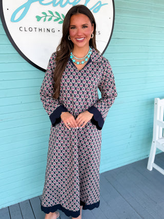 The Miranda Navy Dress