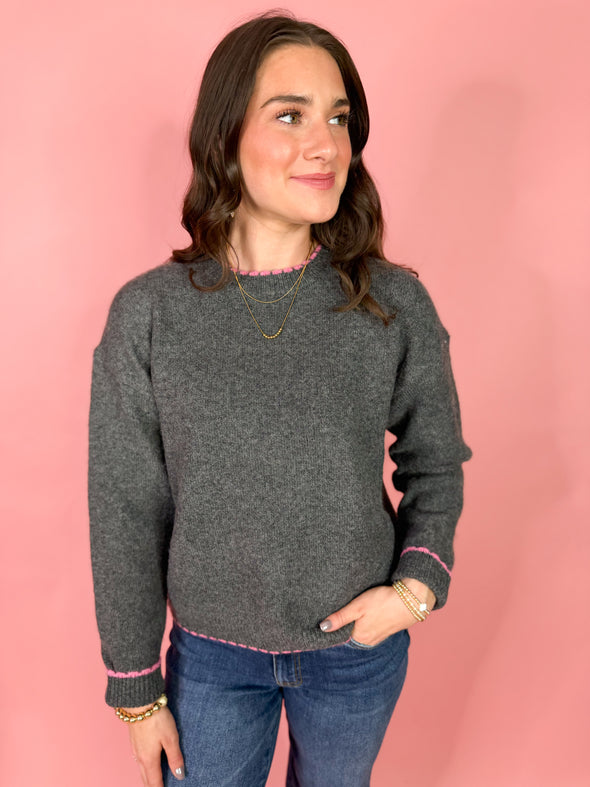 The Taylor Top-Charcoal