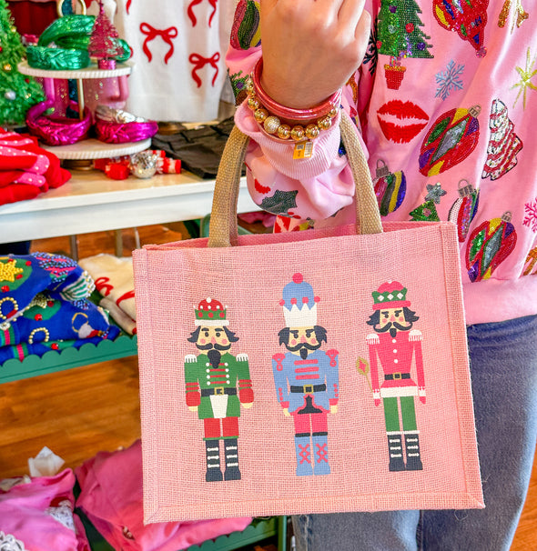 The Nutcracker March Gift Tote-Pink