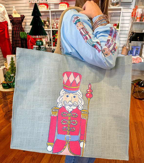 The Candy Nutcracker Carryall Tote-Pink