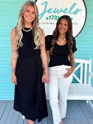 The Liam Sleeveless Dress-Black