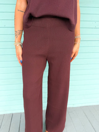 The Katherine 2 Piece Set-Brown
