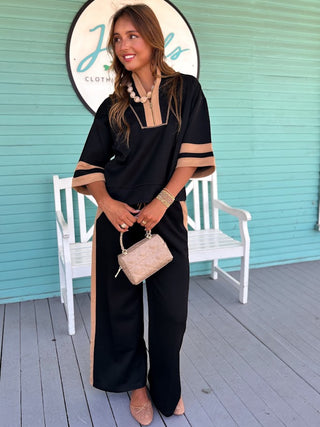 The Kathy Soft 2 Piece Set-Black