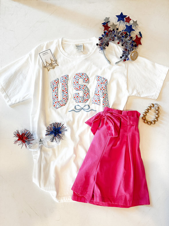 The Patch USA Top-White