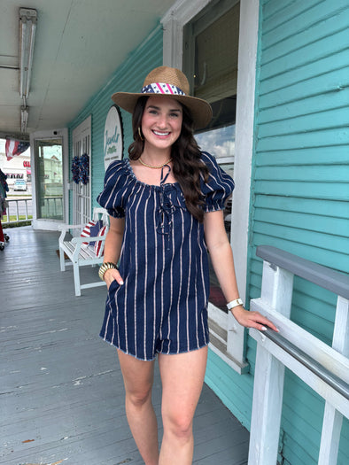 The Danny Denim Romper-Denim