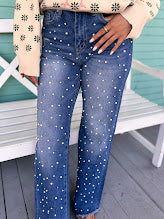 The Wilma Embellished Jean-Denim