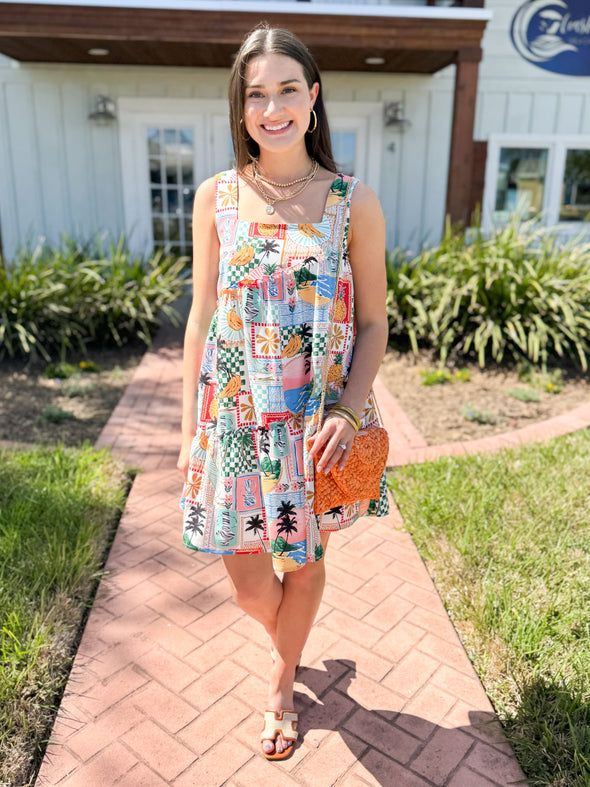 The Mia Palm Springs Dress-Cream