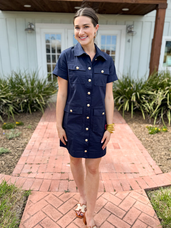 navy dress
