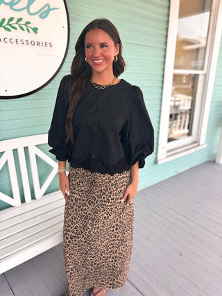 The Blake Blouse- Black