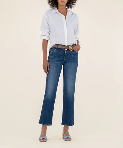 The Pattie High Rise Straight Jean-Denim