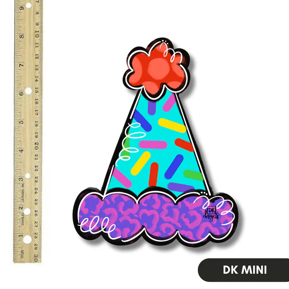 Hanging Door Signs-Party Hat Mini