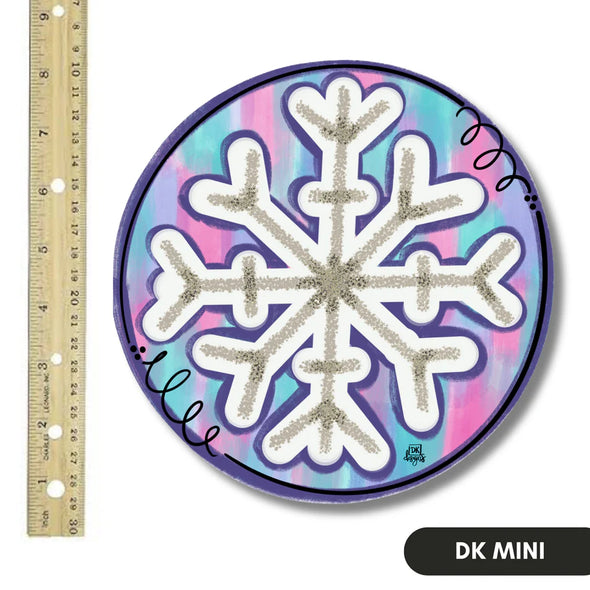 Hanging Door Signs-Snowflake Mini