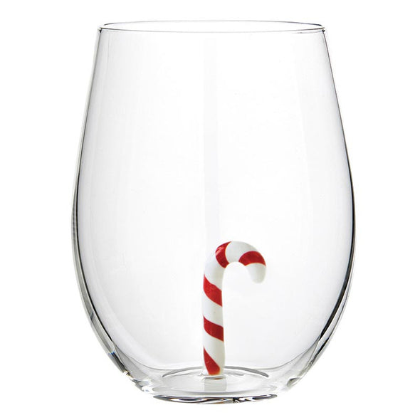 candy cane glass