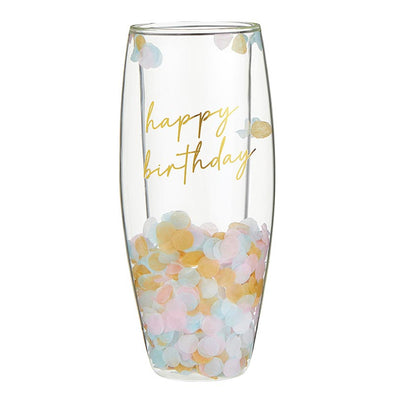 Champagne Flute-Happy Birthday