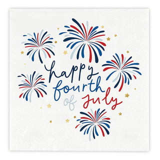 happy fourth of july napkins