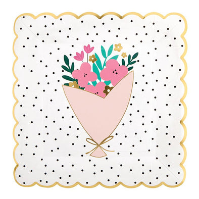 The Scalloped Plates-Bouquet