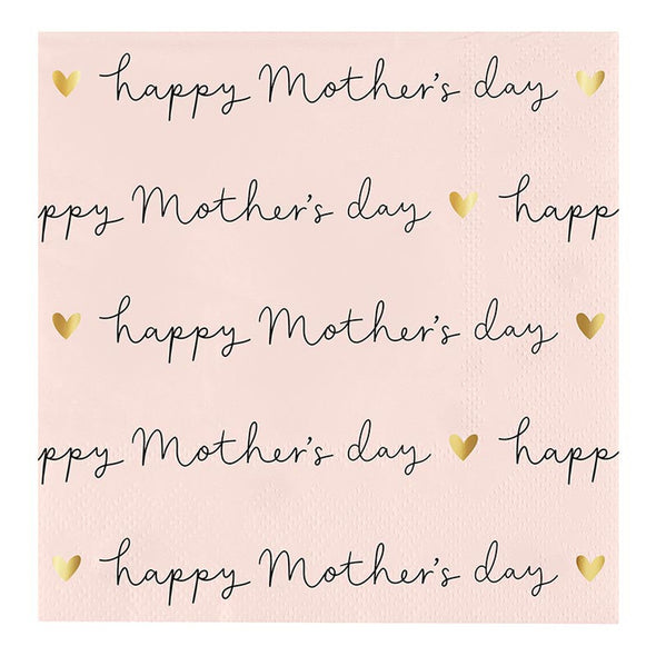 Foil Fringe Napkin-Mother's Day