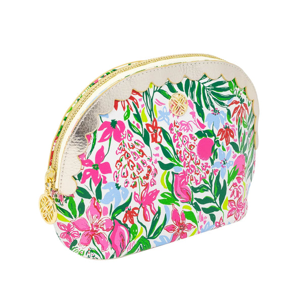Scallop Pouch Set-Glowing Gardens/Feeling Poppy