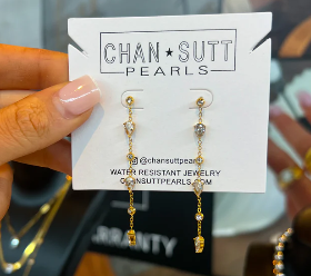 The Ashton Dangle Earring-Gold