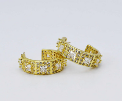 Jewel Harmony Hoop-Gold