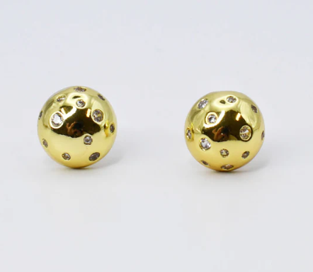 Ball Dots Stud-Gold