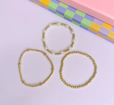 Golden Grace Bracelet Set-Gold
