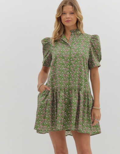 The Skyler Dress-Olive