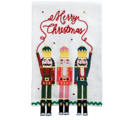 Dangle Embroidery Towel-Nutcrackers