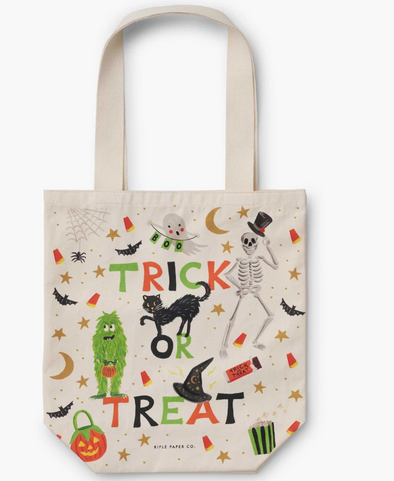 (Rifle Paper Co) Halloween Treat Bag-Canvas