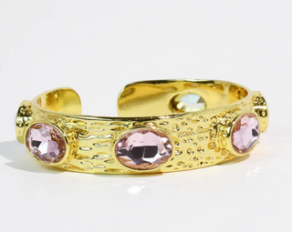 The Rose Glow Bangle-Pink