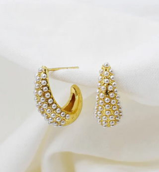 The Pearl Arcadia Earring-Gold